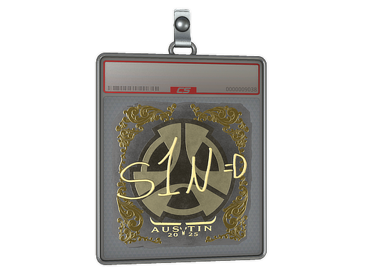 Sticker Slab s1n Gold Austin 2025