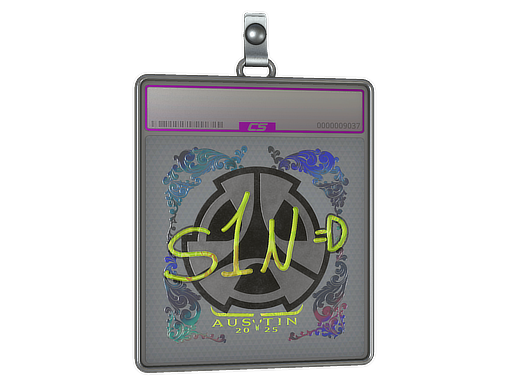 Sticker Slab s1n Holo Austin 2025