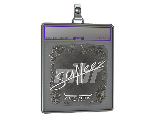 Sticker Slab saffee Foil Austin 2025