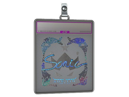 Sticker Slab Sonic Holo Austin 2025