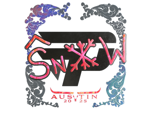 Sticker | snow (Holo) | Austin 2025