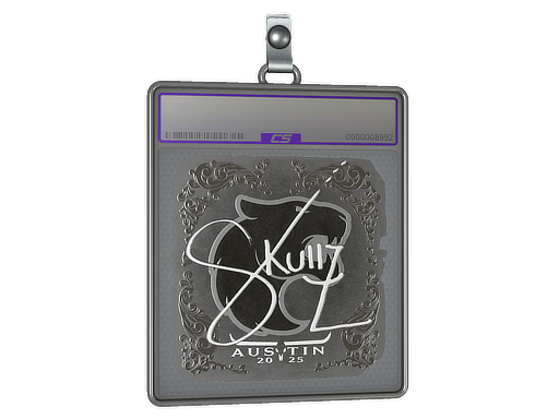 Sticker Slab skullz Foil Austin 2025