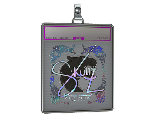 Sticker Slab skullz Holo Austin 2025