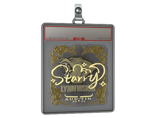 Sticker Slab Starry Gold Austin 2025