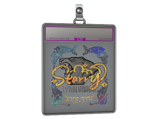 Sticker Slab Starry Holo Austin 2025