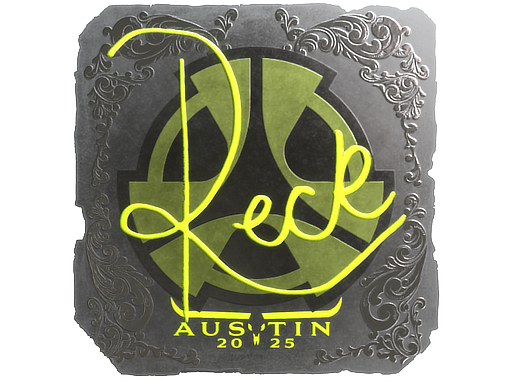 Sticker | reck (Foil) | Austin 2025