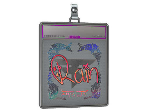 Sticker Slab rain Holo Austin 2025