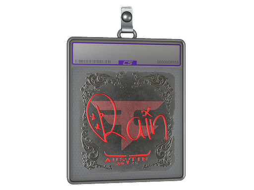 Sticker Slab rain Foil Austin 2025