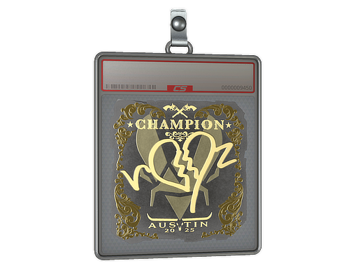 Sticker Slab ropz Gold, Champion Austin 2025