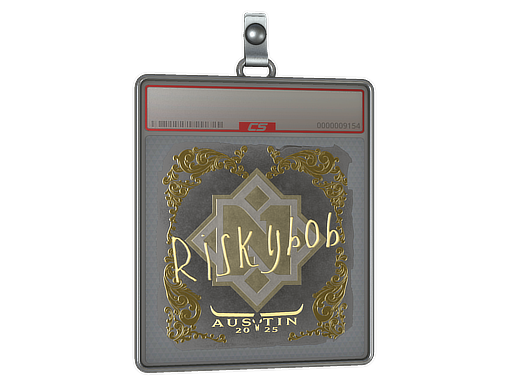 Sticker Slab riskyb0b Gold Austin 2025
