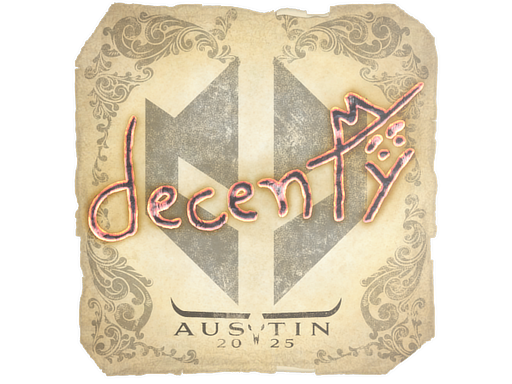 Sticker | decenty | Austin 2025
