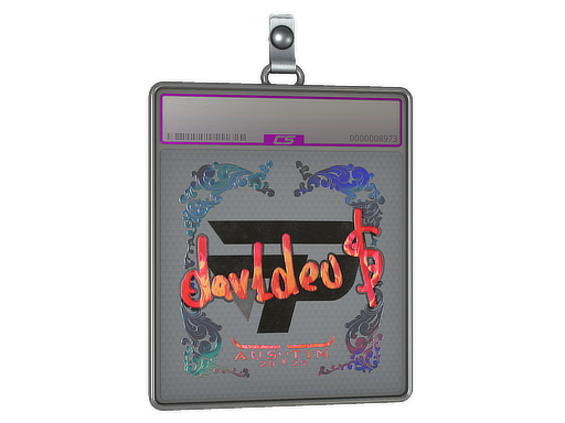 Sticker Slab dav1deuS Holo Austin 2025