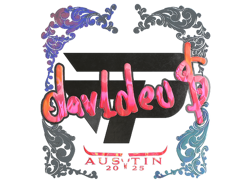 Sticker | dav1deuS (Holo) | Austin 2025