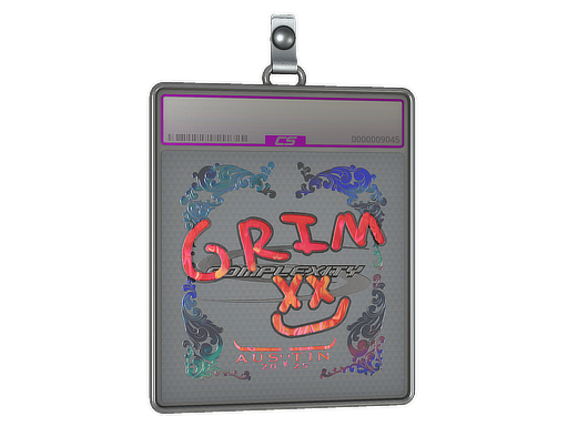 Sticker Slab Grim Holo Austin 2025