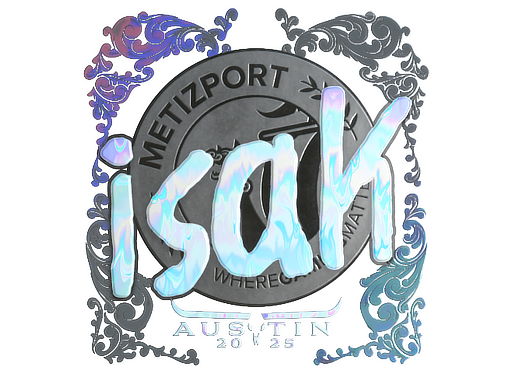 Sticker | isak (Holo) | Austin 2025