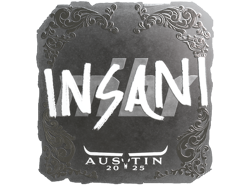 Sticker | insani (Foil) | Austin 2025