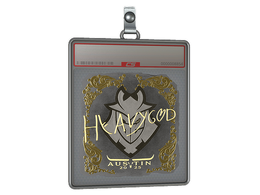 Sticker Slab Heavygod Gold Austin 2025