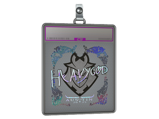 Sticker Slab Heavygod Holo Austin 2025