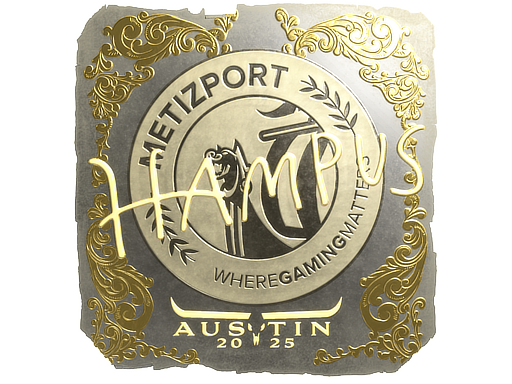 Sticker | hampus (Gold) | Austin 2025