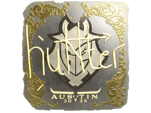 Sticker | huNter- (Gold) | Austin 2025