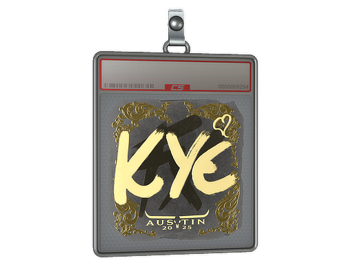 Sticker Slab kye Gold Austin 2025
