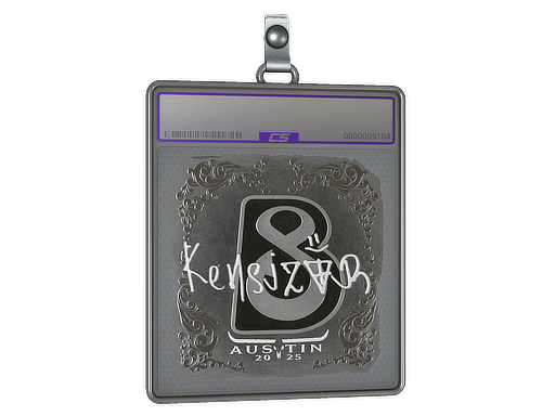 Sticker Slab kensizor Foil Austin 2025