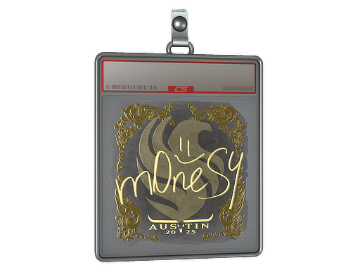 Sticker Slab m0NESY Gold Austin 2025