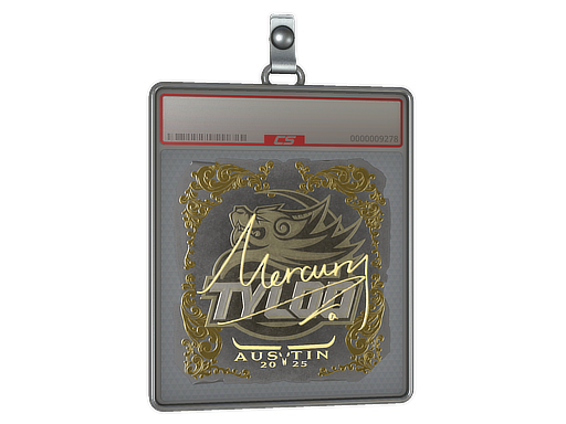 Sticker Slab Mercury Gold Austin 2025