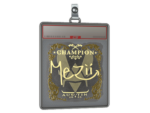 Sticker Slab mezii Gold, Champion Austin 2025