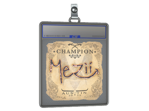 Sticker Slab mezii Champion Austin 2025