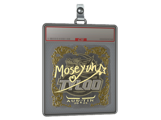 Sticker Slab Moseyuh Gold Austin 2025