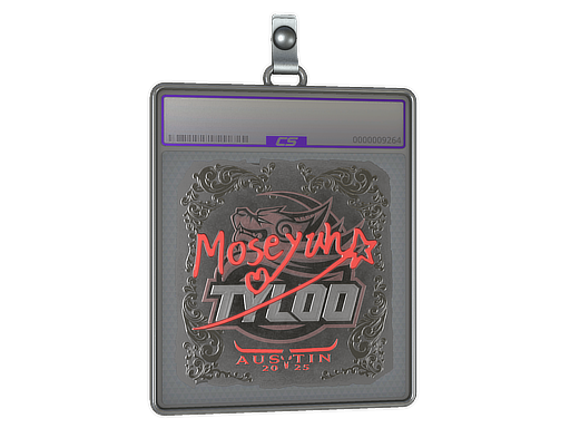 Sticker Slab Moseyuh Foil Austin 2025