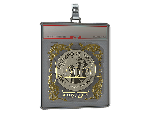 Sticker Slab L00m1 Gold Austin 2025