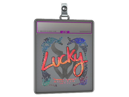 Sticker Slab Lucky Holo Austin 2025