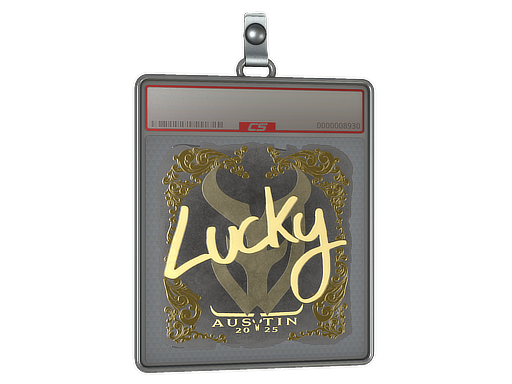 Sticker Slab Lucky Gold Austin 2025
