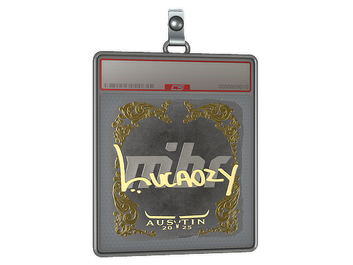 Sticker Slab Lucaozy Gold Austin 2025