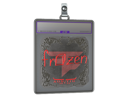 Sticker Slab frozen Foil Austin 2025