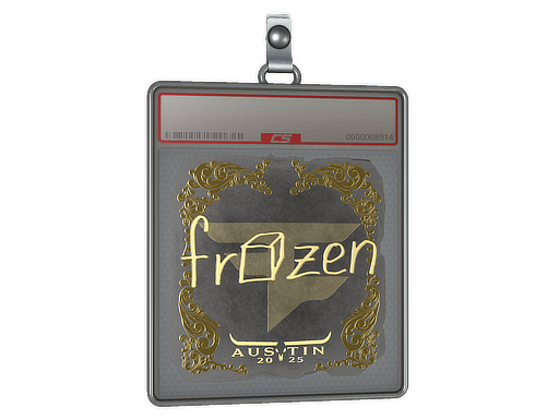 Sticker Slab frozen Gold Austin 2025