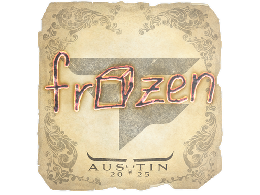 Sticker | frozen | Austin 2025