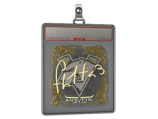 Sticker Slab FL1T Gold Austin 2025