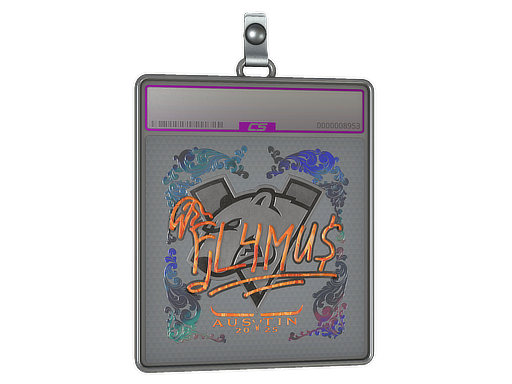 Sticker Slab FL4MUS Holo Austin 2025