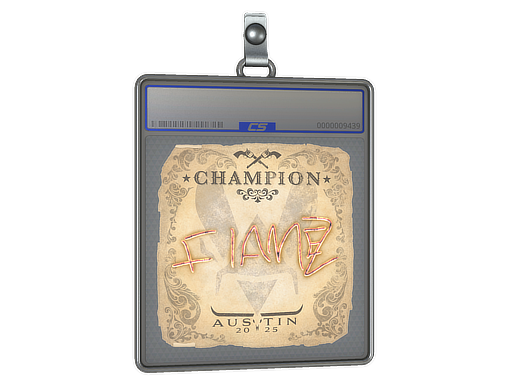 Sticker Slab FlameZ Champion Austin 2025