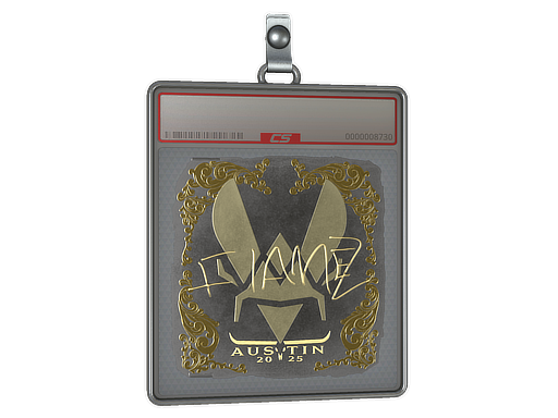 Sticker Slab FlameZ Gold Austin 2025