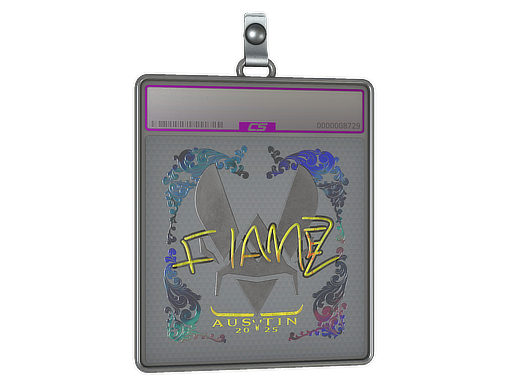 Sticker Slab FlameZ Holo Austin 2025