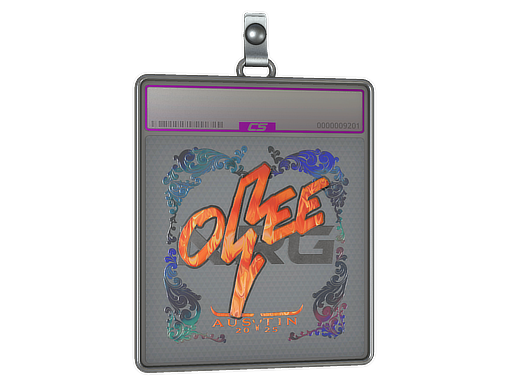 Sticker Slab oSee Holo Austin 2025