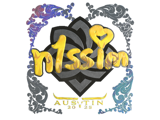 Sticker | n1ssim (Holo) | Austin 2025
