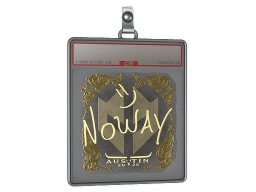 Sticker Slab noway Gold Austin 2025