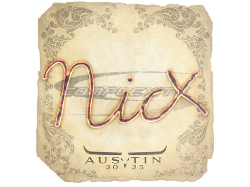 Sticker | nicx | Austin 2025