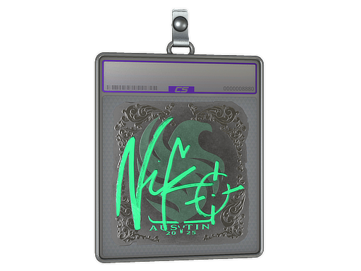 Sticker Slab NiKo Foil Austin 2025