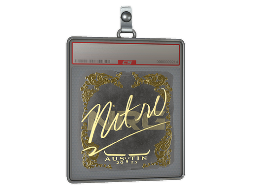 Sticker Slab nitr0 Gold Austin 2025